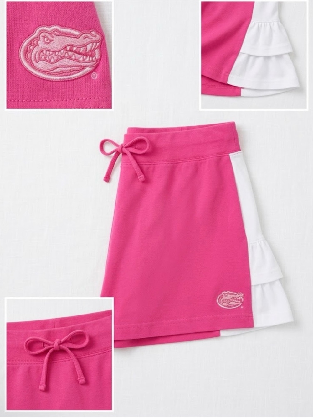 Like New Antigua Sport Florida Gators Pink Ruffled Skort - Women's Size Large